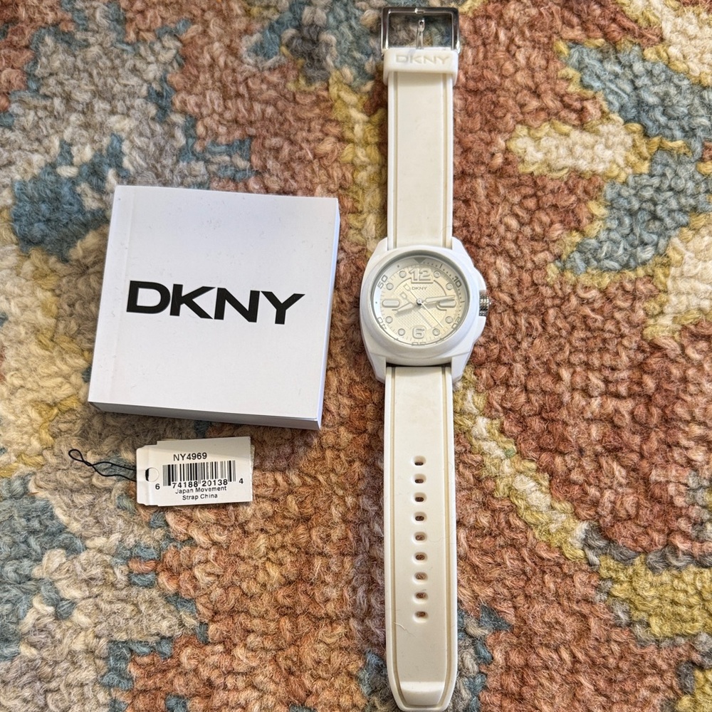 DKNY Ivory Watch with Box